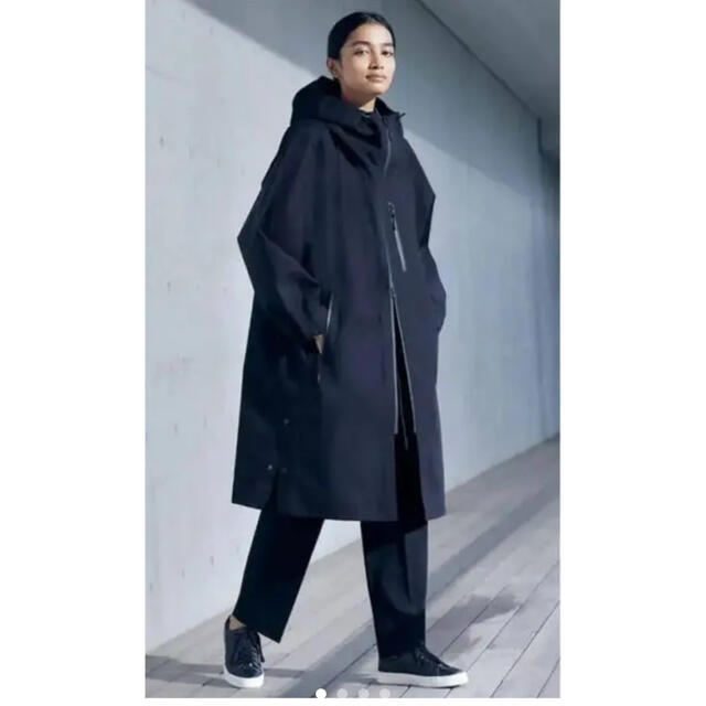 UNIQLO(ユニクロ)のUNIQLO♡  theoryコラボ　ブロックテックコート レディースのジャケット/アウター(ロングコート)の商品写真