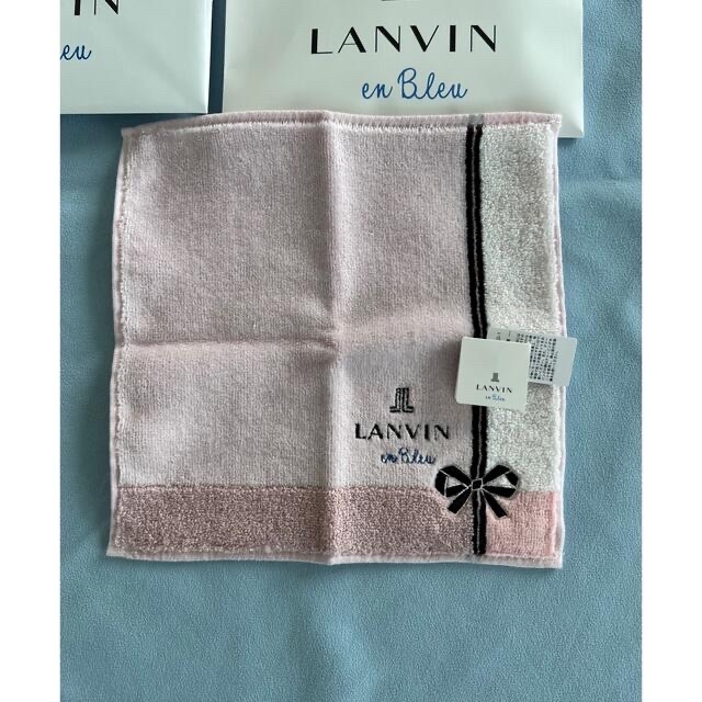 LANVIN en Bleu(ランバンオンブルー)のLANVINENBLUE ノベルティ　ハンカチ レディースのファッション小物(ハンカチ)の商品写真