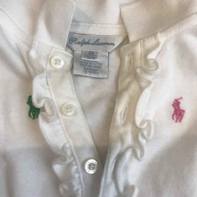 Ralph Lauren(ラルフローレン)のラルフローレン ワンピース ポロシャツ　70 6M キッズ/ベビー/マタニティのベビー服(~85cm)(ワンピース)の商品写真