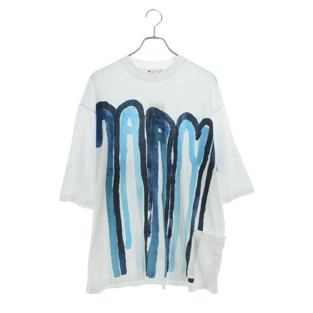 予約販売品】 M - マルニ 22SS HUMU0229P1 ドリッピングロゴTシャツ 52