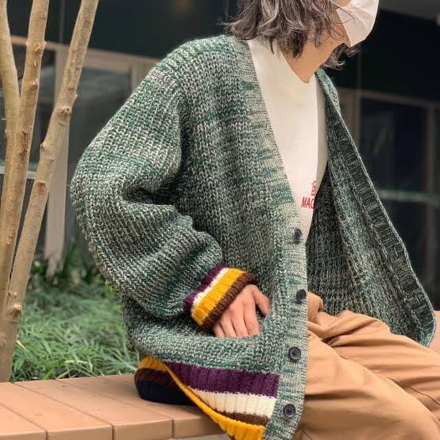 クリアランス セール kolor 20SS レイヤードドッキングカーディガン 3