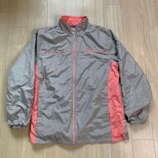 フィラ(FILA)のFILA ジャンパー ジャージ スポーツ ウィンドブレーカー ピンク グレー (トレーニング用品)