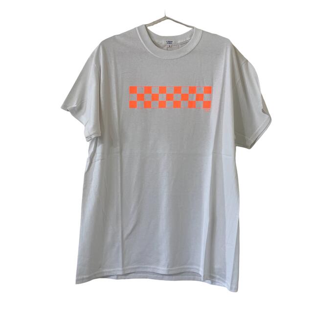 nano・universe(ナノユニバース)のMENS✨【nano universe】CHECKER Tシャツ　オレンジ メンズのトップス(Tシャツ/カットソー(半袖/袖なし))の商品写真