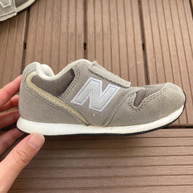 New Balance(ニューバランス)のニューバランス 996 スニーカー 14.5cm グレー キッズ/ベビー/マタニティのキッズ靴/シューズ(15cm~)(スニーカー)の商品写真