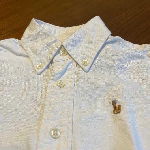 Ralph Lauren(ラルフローレン)のラルフローレン　白シャツ　100 オックスフォード キッズ/ベビー/マタニティのキッズ服男の子用(90cm~)(ブラウス)の商品写真