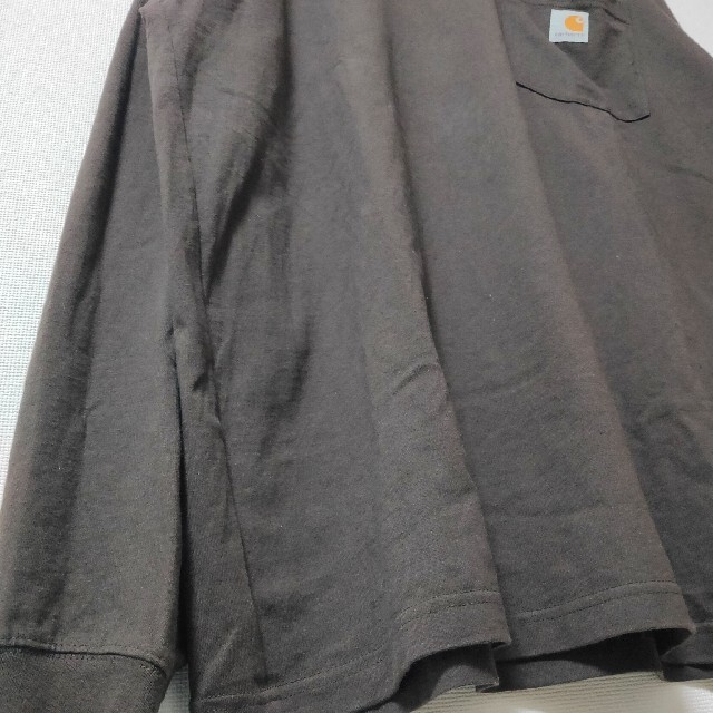 carhartt(カーハート)のCarhartt 茶色 長袖Tシャツ カットソー メンズ L カーハート ポケT メンズのトップス(Tシャツ/カットソー(七分/長袖))の商品写真