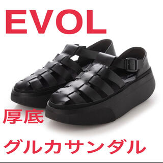 イーボル(EVOL)のEVOL 人気　厚底グルカサンダル✨(サンダル)