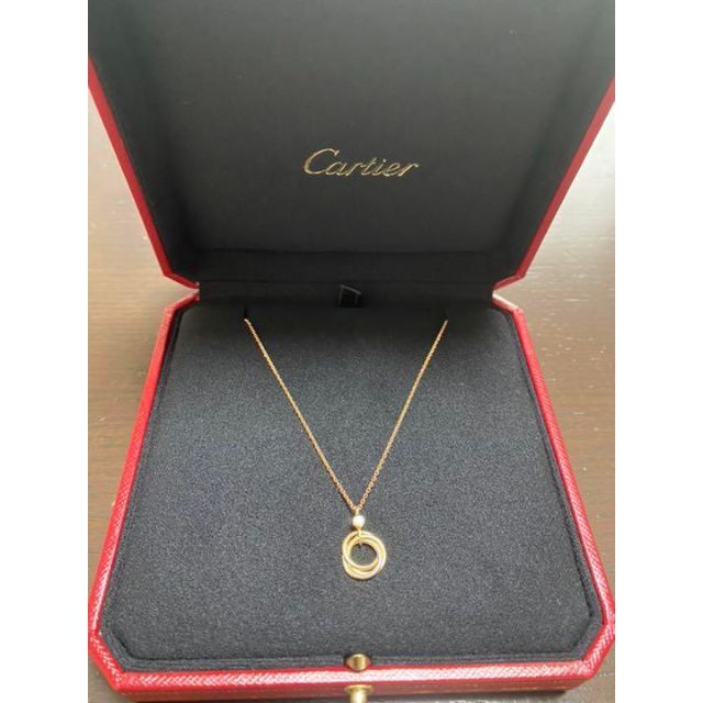 美品!Cartier カルティエ トリニティ ネックレス | フリマアプリ ラクマ