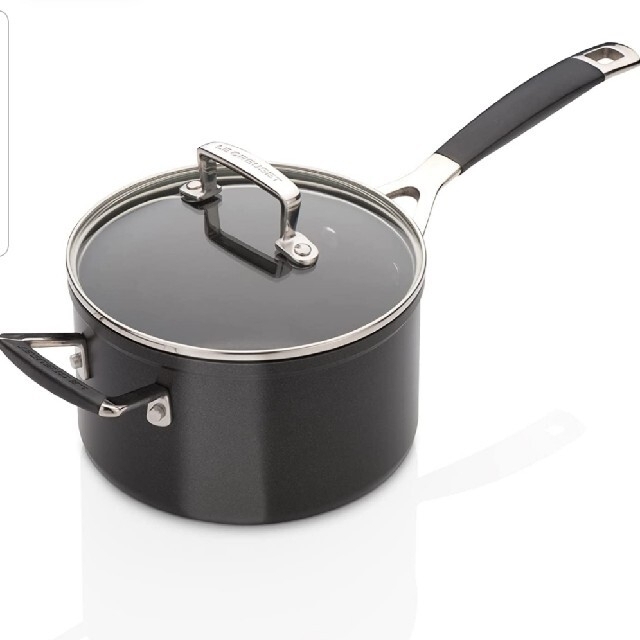 LE CREUSET(ルクルーゼ)の↓【中古】 ルクルーゼ TNS 片手鍋 インテリア/住まい/日用品のキッチン/食器(鍋/フライパン)の商品写真