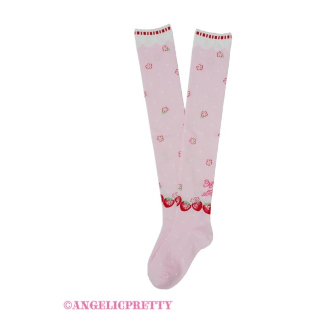 Angelic Pretty(アンジェリックプリティー)のアンジェリックプリティ オーバーニー レディースのレッグウェア(ソックス)の商品写真