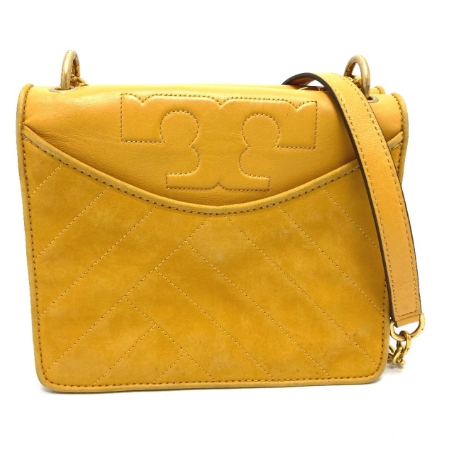 Tory Burch(トリーバーチ)のトリーバーチ ロゴ チェーン ポシェット ショルダーバッグ ラムレザー イエロー レディースのバッグ(ショルダーバッグ)の商品写真