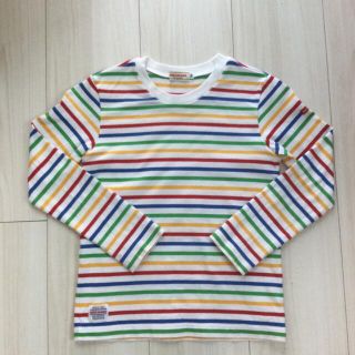 ミキハウス(mikihouse)のミキハウス　マルチボーダー　ロングTシャツ　120(Tシャツ/カットソー)