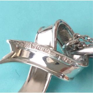 TIFFANY&Co. 【レア】ヴィンテージ リボン サファイア イヤリング SV925×K18YG