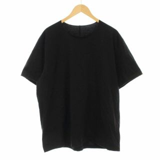 カズユキクマガイアタッチメント(KAZUYUKI KUMAGAI ATTACHMENT)のカズユキ クマガイ アタッチメント Tシャツ カットソー カットオフ 3 L 黒(Tシャツ/カットソー(半袖/袖なし))