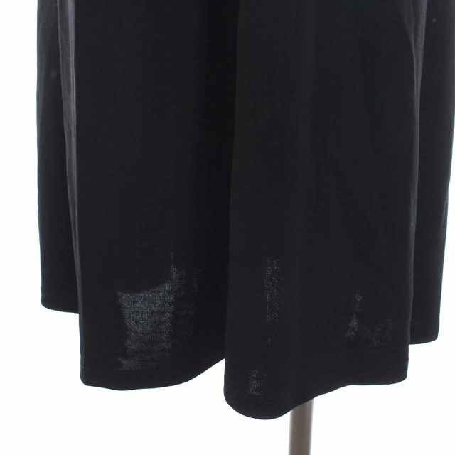 Max & Co.(マックスアンドコー)のマックス&コー ワンピース 半袖 ひざ丈 L 黒 ブラック レディースのワンピース(ひざ丈ワンピース)の商品写真