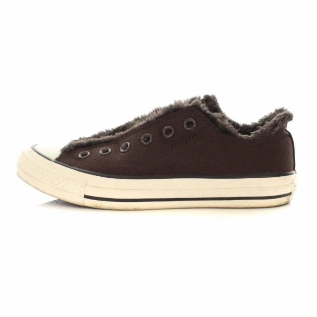 CONVERSE(コンバース)のコンバース スニーカー スリッポン ローカット キャンバス 25.0cm 茶 レディースの靴/シューズ(スニーカー)の商品写真