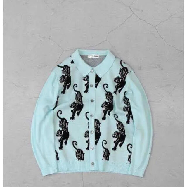 TTT_MSW Panther knit cardigan ttt