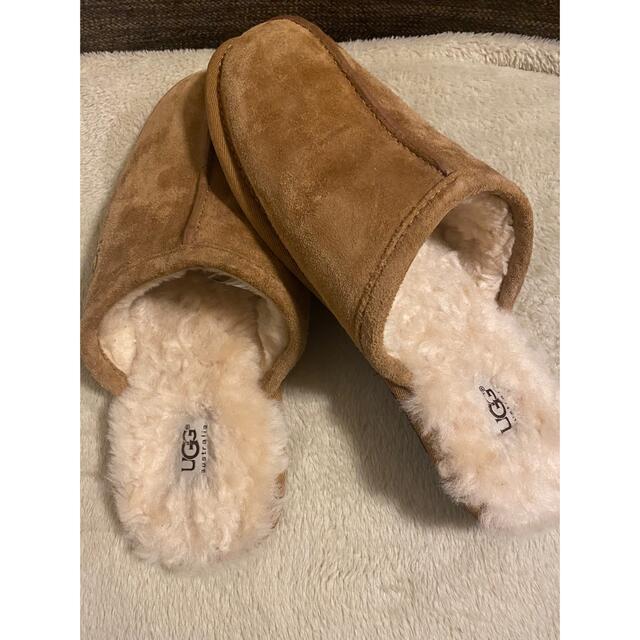 UGG(アグ)のUGG スカッフスエードムートンスリッパ　ラッキーまろん様専用 メンズの靴/シューズ(スリッポン/モカシン)の商品写真