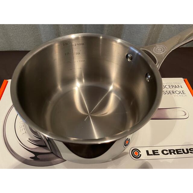 LE CREUSET(ルクルーゼ)のル・クルーゼ3Sソースパン18cm インテリア/住まい/日用品のキッチン/食器(鍋/フライパン)の商品写真