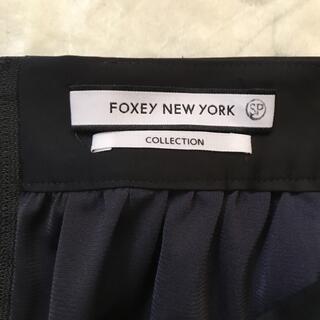 FOXEY - 美品FOXEY NEW YORKフォクシー スカート38ミッドナイトブルー 