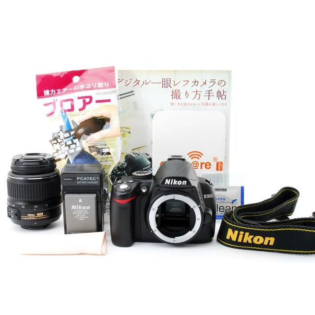 Nikon(ニコン)の#4152 ショット数1820回！!☆Wi-Fi付き♪☆ Nikon D3000 スマホ/家電/カメラのカメラ(デジタル一眼)の商品写真
