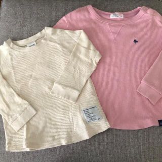 ブリーズ(BREEZE)のBREEZE POLO ワッフル　カットソー　ロンT 100cm まとめ売り(Tシャツ/カットソー)