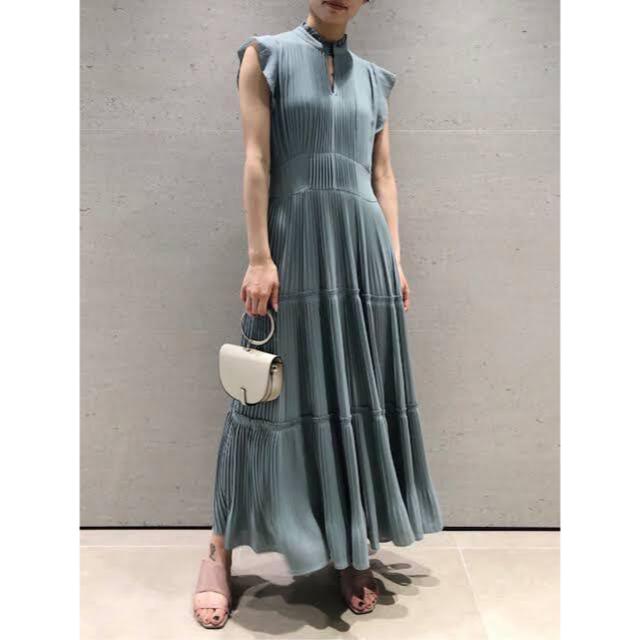SNIDEL - ˗ˏˋ美品ˎˊ˗ SNIDEL ティアードプリーツワンピースの SNIDEL - ˗ˏˋ美品ˎˊ˗ SNIDEL ティアードプリーツワンピースの
