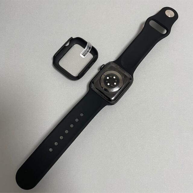 AppleWatch アップルウォッチ バンド カバー S/M 40mm 黒 メンズの時計(ラバーベルト)の商品写真