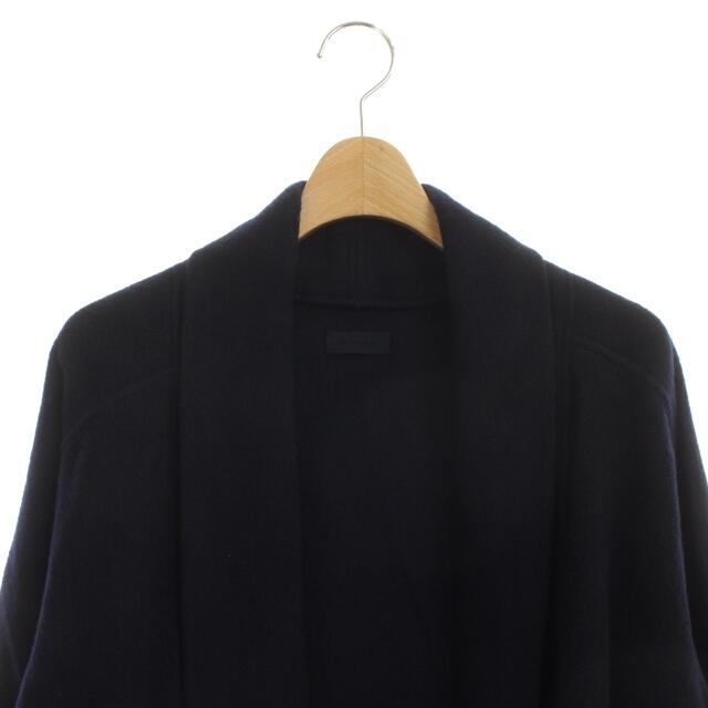 other(アザー)のミッタン MITTAN コート ショールカラー ロング ウール 2 紺 ネイビー レディースのジャケット/アウター(その他)の商品写真