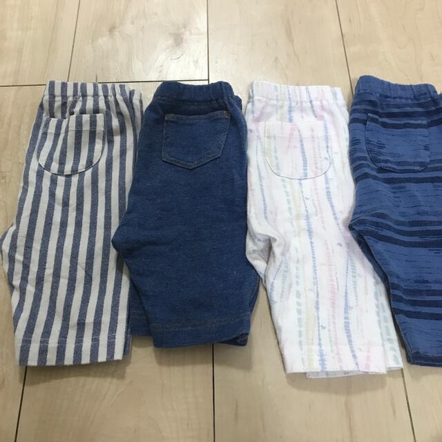 UNIQLO(ユニクロ)のユニクロ　レギンス　４本セット　サイズ70 キッズ/ベビー/マタニティのベビー服(~85cm)(パンツ)の商品写真