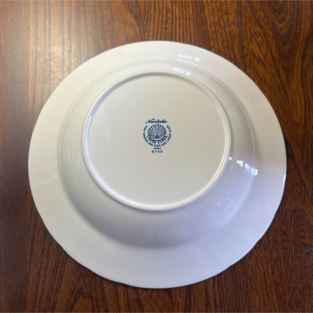 Noritake - ノリタケ クラフトーン 青い小花 深大皿22cm ペア Noritake - ノリタケ クラフトーン 青い小花 深大皿22cm ペア