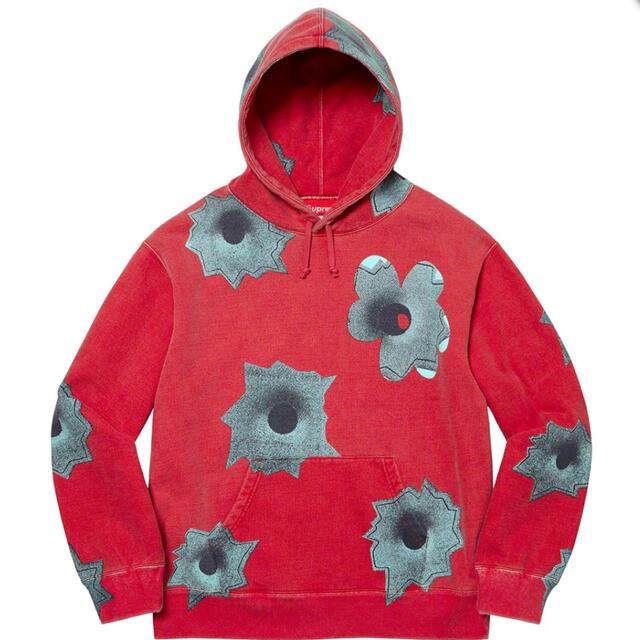 supreme Nate Lowman Hooded Sweatshirt L