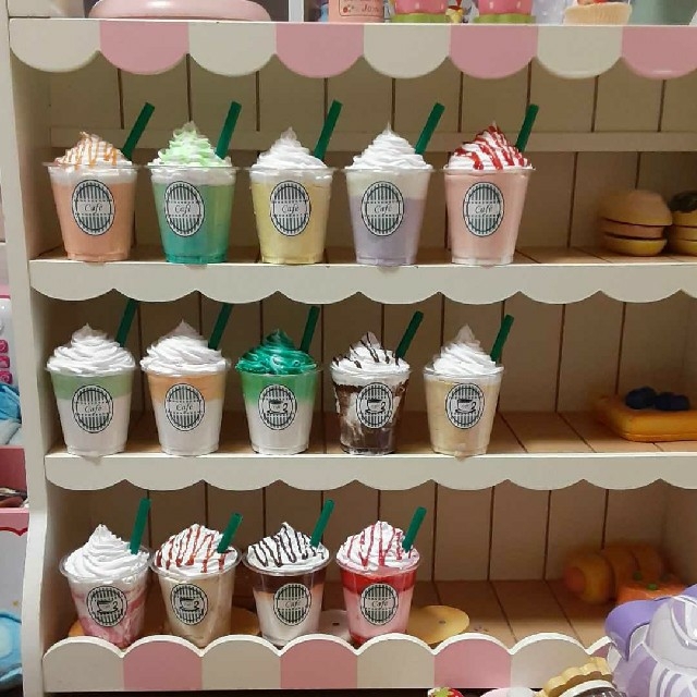 フラペチーノ＊フェイクドリンク＊フェイクスイーツ＊食品サンプル ハンドメイドのおもちゃ(その他)の商品写真