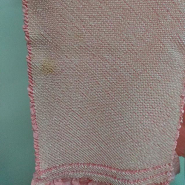 帯締め帯揚げセット　正絹　総絞り　手組　ピンク　振袖　訪問着