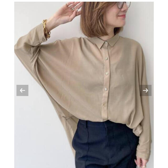 L'Appartement Dolmansleeve Sheer Blouse