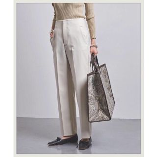 ユナイテッドアローズ(UNITED ARROWS)のunited arrows UWSC P/W ツイル ストレートパンツ ホワイト(カジュアルパンツ)