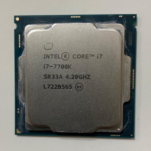 PC/タブレット(正常動作品) intel Core i7-7700K 4.20GHz 1151