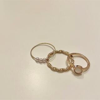 dholic - 【新品未着用】DHOLIC / シンプルリング 指輪 3点セット