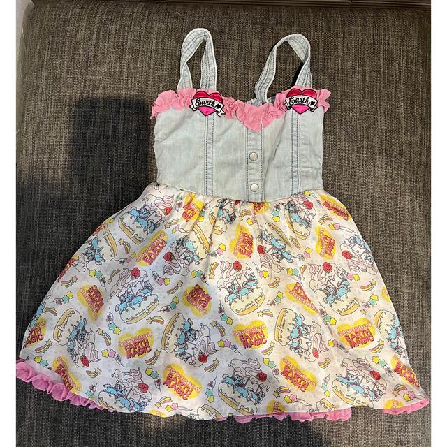 EARTHMAGIC(アースマジック)のアースマジック★EARTHMAGIC★110 ワンピース キッズ/ベビー/マタニティのキッズ服女の子用(90cm~)(ワンピース)の商品写真