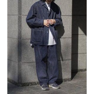 値下げ不可　コモリ　デニム　セットアップ　ブラック　size1