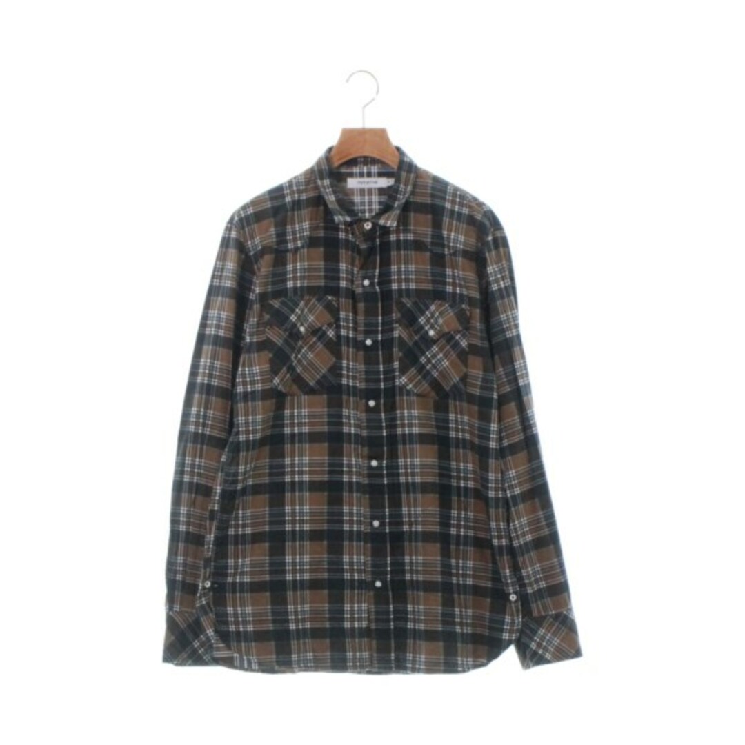 nonnative カジュアルシャツ 2(M位) 茶x紺x白(チェック)