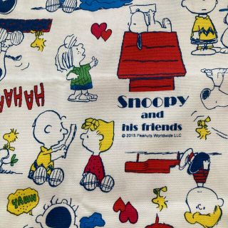 スヌーピー(SNOOPY)のスヌーピー布　生地　ハンドメイド　手作り　(生地/糸)