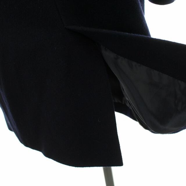 BARNYARDSTORM(バンヤードストーム)のバンヤードストーム チェスターコート シングル ウール 1 S 紺 ネイビー レディースのジャケット/アウター(その他)の商品写真