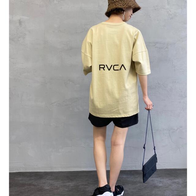 RVCA(ルーカ)の新品 RVCA レディース S バックプリント ビッグ ルーカ Tシャツ レディースのトップス(Tシャツ(半袖/袖なし))の商品写真