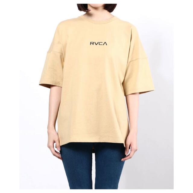 新品 RVCA レディース S バックプリント ビッグルーカ Tシャツ