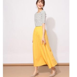 ブリスポイント(BLISS POINT)のブリスポイント　マキシスカート　イエロー　ZARA (ロングスカート)