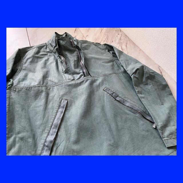 MAHARISHI(マハリシ)の希少 00s イギリス製 maharishi リネン コーティング変型ブルゾン メンズのジャケット/アウター(ブルゾン)の商品写真