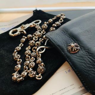 クロムハーツ(Chrome Hearts)の新品自身購入！証明書他全て付属！クロムハーツ・ワンクリップマルチ＆二つ折財布！(ウォレットチェーン)