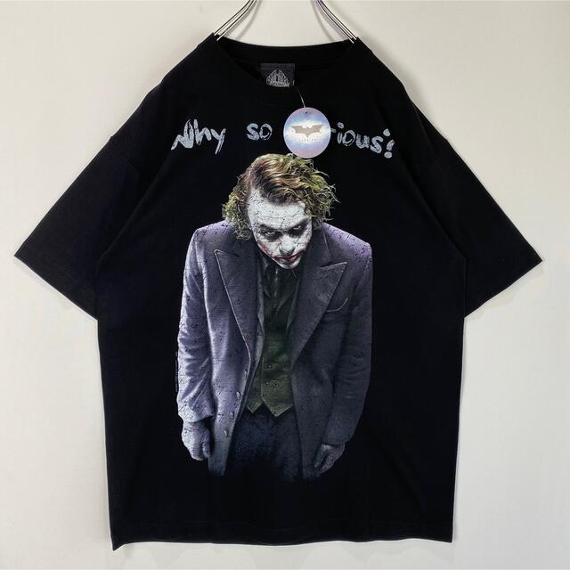 ジョーカー希少　Tシャツ  ヒースレジャー　バットマン　ブラック　Lサイズ　新品