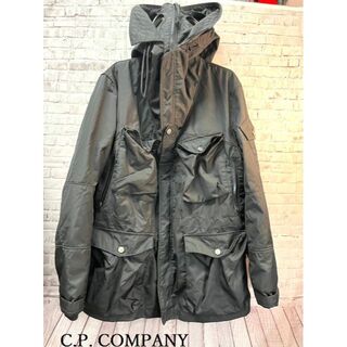 C.P. Company - C.P. COMPANY　ゴーグル付き　コート　イタリア製　ブラック　50